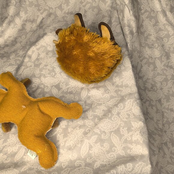 NEW WITHOUT TAGS 2 Happy Tails 9" critters, hare & groundhog - Picture 6 of 7